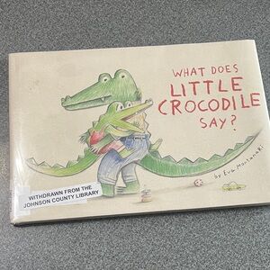 What Does Little Crocodile Say? Children's Book